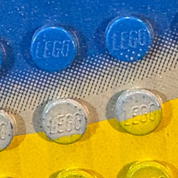 Lego Baseplates 5” Set Of 6  Green Yellow & Blue 16x16 - Picture 5 of 5